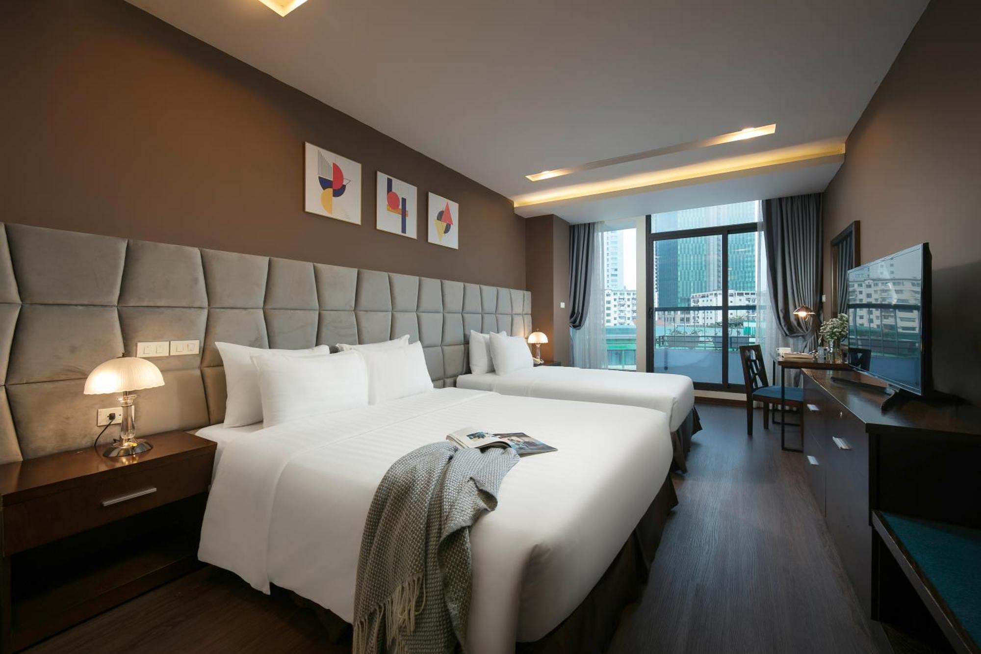 Blubiz Hotel Hanoi Exterior foto