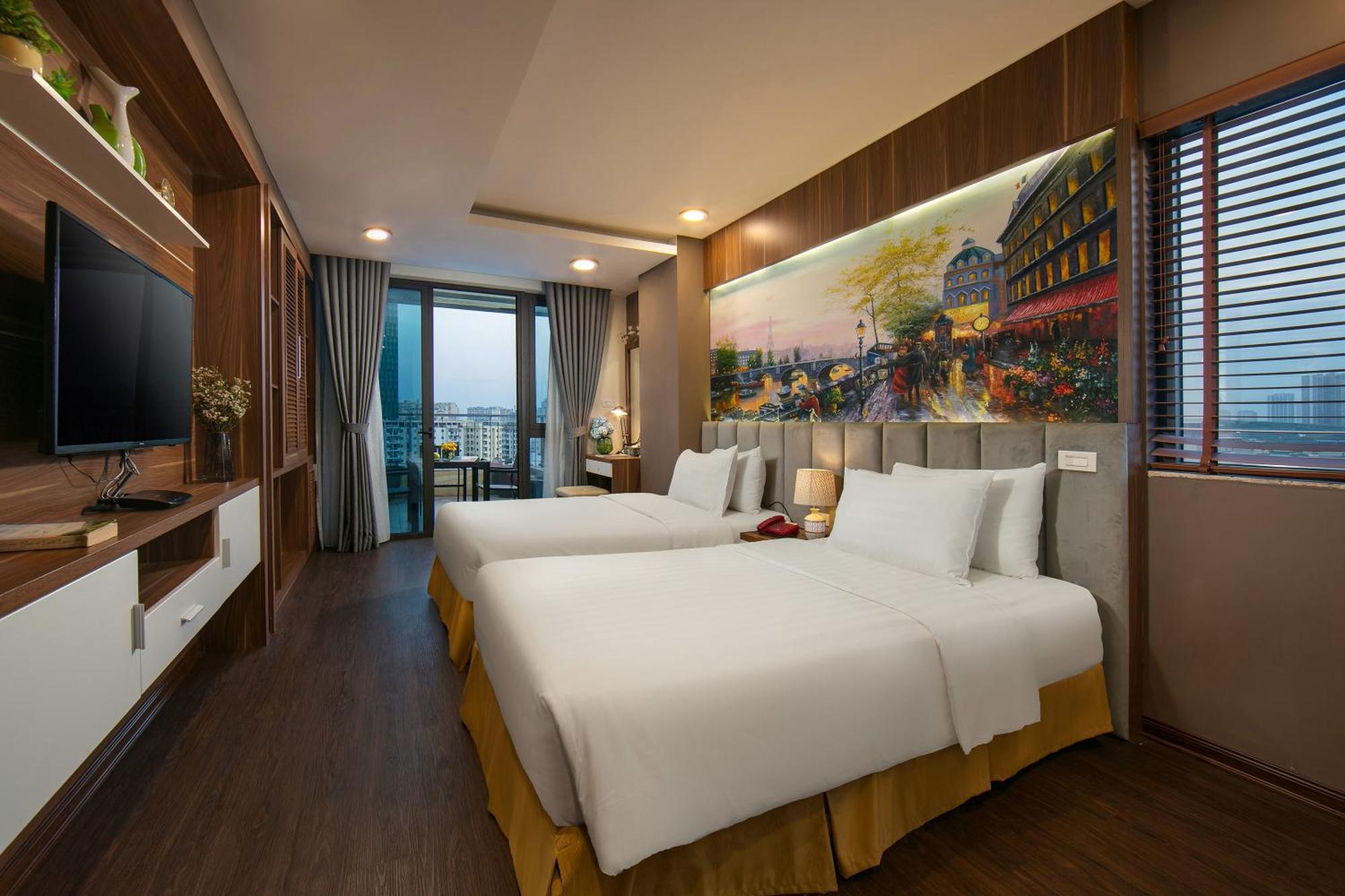 Blubiz Hotel Hanoi Exterior foto